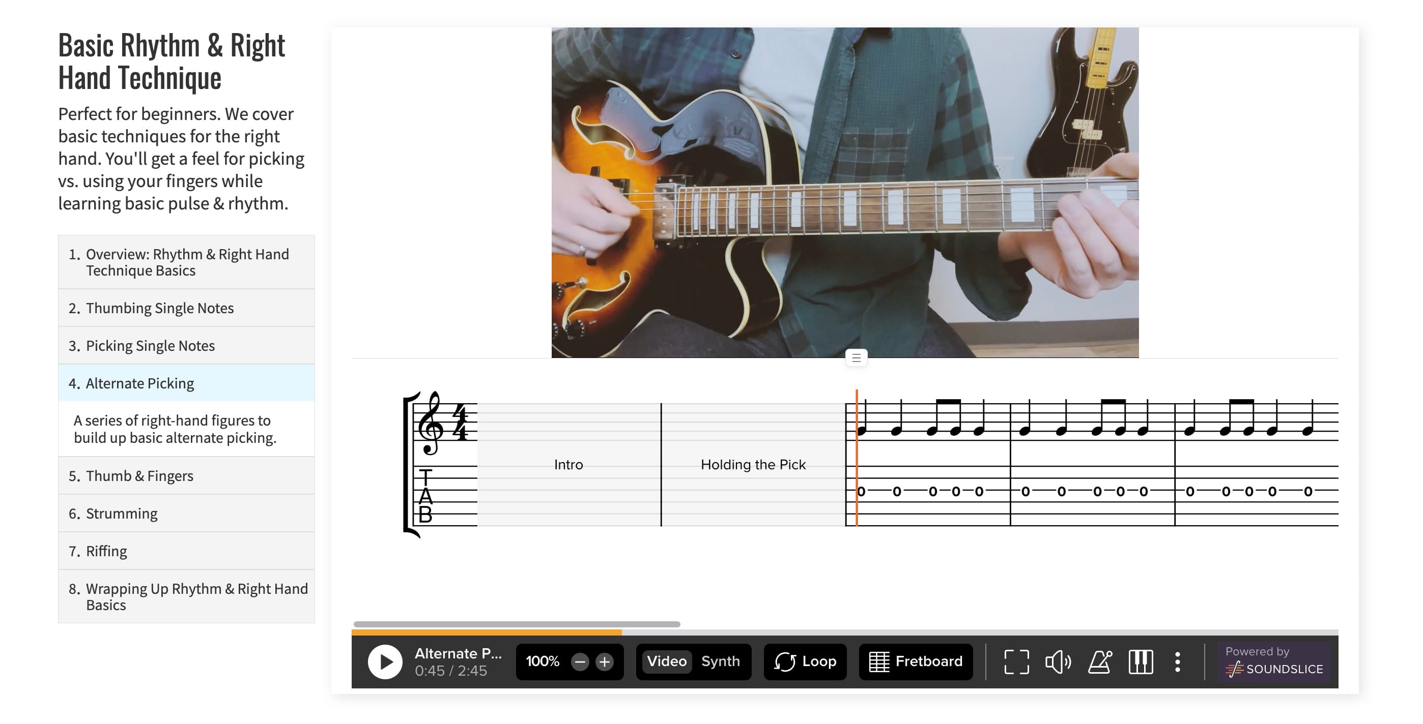 Guitar Tactics video curriculum